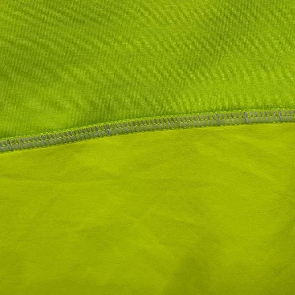 Athleta Lime Green Tech Pullover Sweater Size Large - Picture 3 of 7